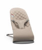 Picture of BabyBjörn Bouncer Bliss, Sand Gray, Woven, Classic Quilt | 2-in-1 Adjustable Baby Bouncer Seat and Toddler Chair, Newborn to Toddler (8-29 lbs), 4 Positions, Lightweight & Portable