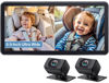 Picture of 2-Kids Baby Car Camera for Seat: 6.9 Inch Ultrawide Display with Two Cameras Rear Facing - USB Powered Backseat Camera HD 1080P Easy to Install