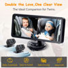Picture of 2-Kids Baby Car Camera for Seat: 6.9 Inch Ultrawide Display with Two Cameras Rear Facing - USB Powered Backseat Camera HD 1080P Easy to Install