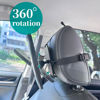 Picture of Funbliss Baby Car Mirror for Rear Facing Seat,360° Rotation, Safety CertifiedShatterproof Acrylic Glass, Clear Wide View,Infant Car Mirror for Car Seat Rear Facing