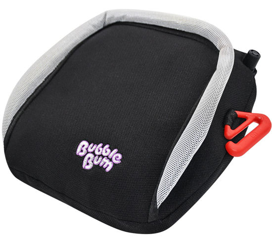Picture of bubblebum Inflatable Backless Booster Car Seat, Portable Travel Booster Seat, Booster Seats for Cars 40-100 lbs, Kids & Child 4-10 years old - Black