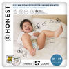 Picture of The Honest Company Clean Conscious Training Pants | Plant-Based, Sustainable Diapers | Rompin' & Stompin' + Diggin' It | Size 3T/4T (32-40 lbs), 57 Count