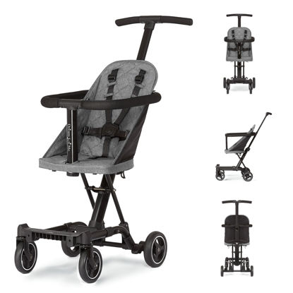 Picture of Dream On Me Lightweight And Compact Coast Rider Stroller With One Hand Easy Fold, Adjustable Handles And Soft Ride Wheels, Grey
