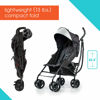 Picture of Ingenuity 3Dlite Convenience Stroller, Jet Black - Lightweight Stroller with Aluminum Frame, Large Seat Area, 4 Position Recline, Extra Large Storage Basket - Infant Stroller for Travel and More
