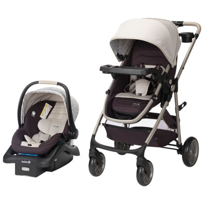 Picture of Safety 1st Deluxe Grow and Go Flex 8-in-1 Travel System, Weight Capacity from 4-35 lbs, Dunes Edge