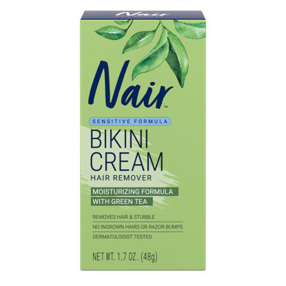 Picture of Nair Bikini Cream with Green Tea Sensitive Formula, 1.7 Ounce