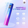 Picture of SAVILAND U V Light for Nails - Handheld U V Lamp for Gel Nails LED Nail Lamp Portable Mini Nail Dryer for Curing Gel Polish Nail Glue Gel USB Nail Art for Home DIY Manicure (12W)