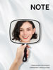Picture of OMIRO Hand Mirror, Black Handheld Mirror with Handle, 6.6" W x 9.2" L