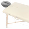 Picture of Saloniture 4-Pack Premium Microfiber Face Cradle Covers - Ultra Soft Fitted Massage Table Cradle Cover - Gray