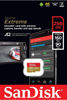 Picture of SanDisk 256GB Extreme MicroSDXC UHS-I Memory Card - C10, U3, V30, 4K, A2, Micro SD - SDSQXA1-256G-GN6MN