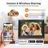 Picture of Uhale Digital Picture Frame WiFi 10.1 Inch with 32GB Storage, Electronic Photo Frames 1280 x 800 HD IPS Touch Screen, Auto Rotate, Slideshow, Instantly Share Photos and Videos from Anywhere