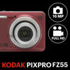 Picture of KODAK PIXPRO FZ55-RD 16MP Digital Camera 5X Optical Zoom 28mm Wide Angle 1080P Full HD Video 2.7" LCD Vlogging Camera (Red) Packaging May Vary