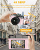 Picture of 2024 Upgrade VJIANGER Digital Camera for Photography 4K 56MP Vlogging Camera for YouTube with WiFi, 180° Flip Screen, 16X Digital Zoom, 52mm Lens, 2 Batteries, 32GB Micro SD Card(Pink)