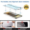 Picture of amFilm Auto-Alignment OneTouch for Samsung Galaxy S25 Ultra 6.9'' Screen Protector + Camera Lens Protector, Tempered Glass, 30 seconds Installation, Bubble Free, Case Friendly, Anti-Scratch [2+2 Pack]