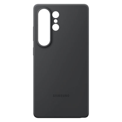 Picture of SAMSUNG Galaxy S25 Ultra Silicone Phone Case, Protective Cover, Color Variety, Smooth Grip, Durable Design, Snug Fit, US Version, EF-PS938CBEGUS, Black