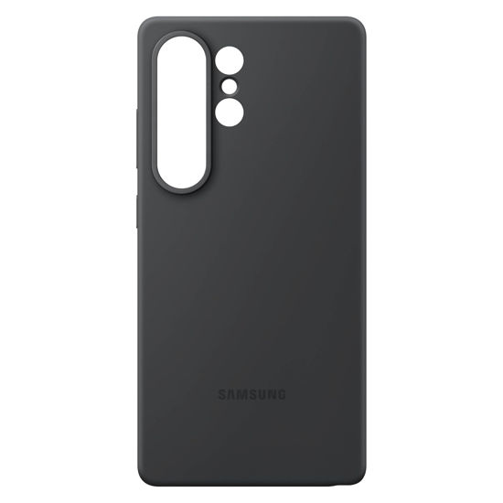 Picture of SAMSUNG Galaxy S25 Ultra Silicone Phone Case, Protective Cover, Color Variety, Smooth Grip, Durable Design, Snug Fit, US Version, EF-PS938CBEGUS, Black