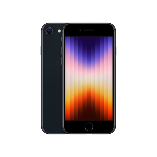 Picture of Apple iPhone SE 3rd Gen, 64GB, Midnight - Unlocked (Renewed)