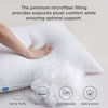 Picture of Bedsure Pillows Queen Size Set of 2 - Hotel Quality Queen Size Bed Pillows 2 Pack for Sleeping, Soft and Supportive Filling for Side, Back Sleepers