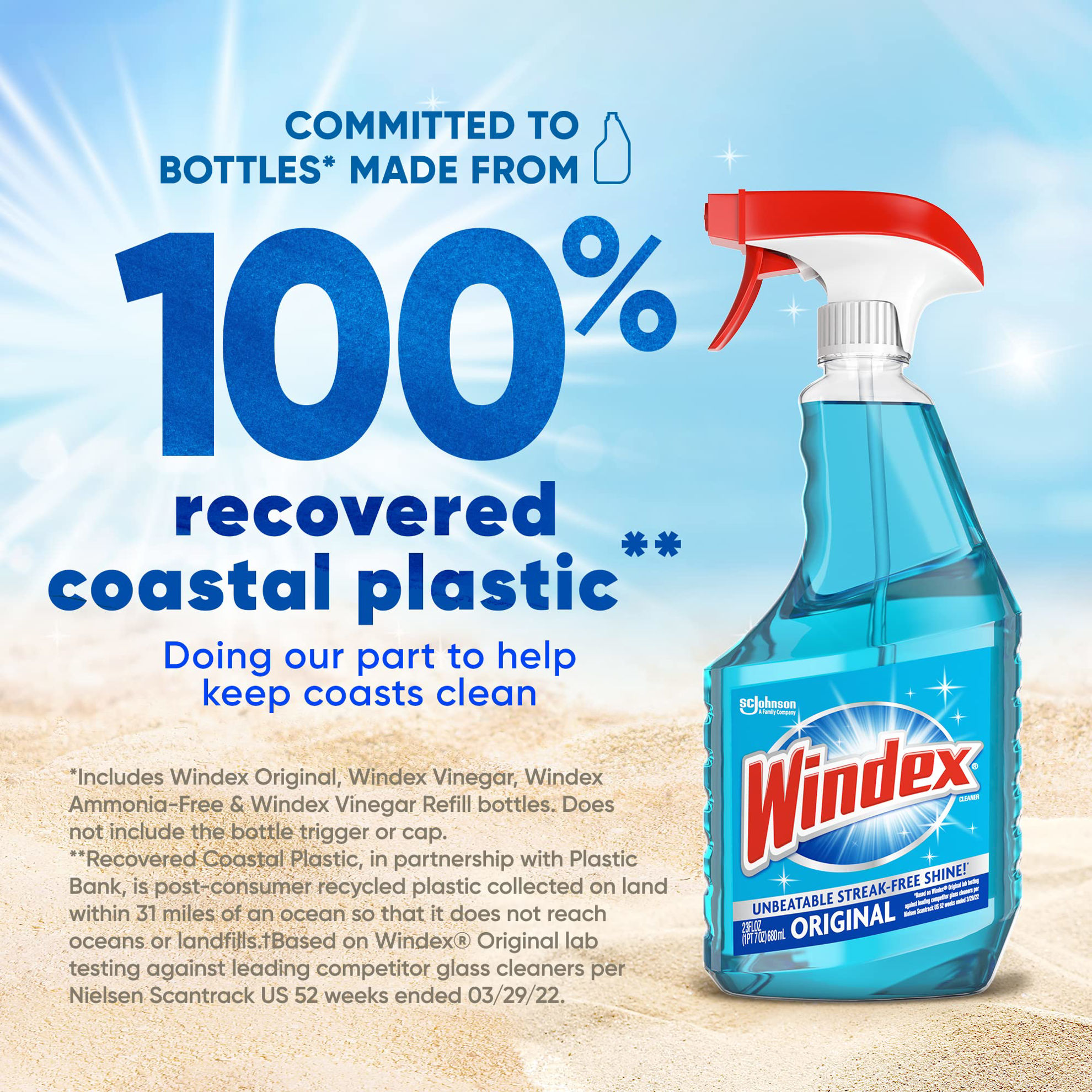GetUSCart- Windex Glass and Window Cleaner Spray Bottle, Packaging ...