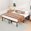Picture of Hafenpo 14 Inch Queen Bed Frame - Sturdy Metal Platform Queen Size, No Box Spring Needed, Heavy Duty, Easy Assembly, Strong Bearing Capacity, Under Bed Storage, Black