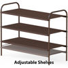 Picture of Simple Houseware 3-Tier Shoe Rack Storage Organizer, Bronze