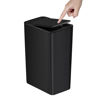 Picture of TIPGO Bathroom Trash Can with Lid, 10 Liter/ 2.6 Gallon Slim Garbage Can, Small Trash Bin Waste Basket with Pop-Up Lid for Kitchen, Bedroom, Living Room, Office (Black)