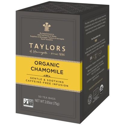 Picture of Taylors of Harrogate Organic Chamomile Herbal Tea, 50 Teabags