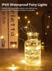 Picture of Brightown 12 Pack LED Fairy Lights Battery Operated String Lights - 7ft 20LED Waterproof Silver Wire Firefly Starry Moon Lights for DIY Crafts Wedding Table Centerpieces Party Bedroom Christmas