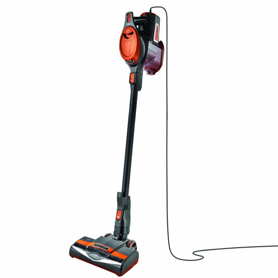 Picture of Shark Rocket Ultra-Light Corded Bagless Vacuum for Carpet and Hard Floor Cleaning with Swivel Steering (HV301), Gray/Orange