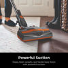 Picture of Shark Rocket Ultra-Light Corded Bagless Vacuum for Carpet and Hard Floor Cleaning with Swivel Steering (HV301), Gray/Orange