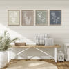 Picture of Framed Boho Wall Art Set of 4 for Wooded Minimalist Botanical Print Wall Art for Rustic Vintage Farmhouse Home Kitchen Wall Decor (Brown, 11x14)