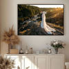 Picture of ART Custom Canvas Prints with Your Photos, Customized Picture On Canvas Wall, Personalized Canvas Print Gifts for Family Wedding Baby Pet Family Wedding Home Decor Gift for Men/Women,8x10in