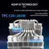 Picture of Thermalright Peerless Assassin 120 SE CPU Cooler, 6 Heat Pipes AGHP Technology, Dual 120mm PWM Fans, 1550RPM Speed, for AMD:AM4 AM5/Intel LGA 1700/1150/1151/1200,PC Cooler
