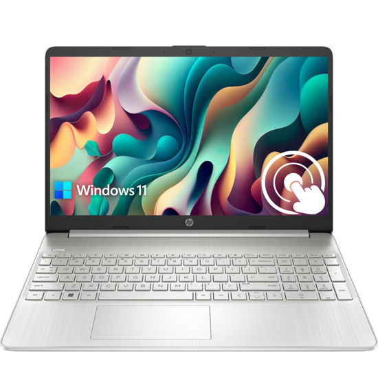 Picture of HP Pavilion 15.6" HD Touchscreen Anti-Glare Laptop, 16GB RAM, 1TB SSD Storage, Intel Core Processor up to 4.1GHz, Up to 11 Hours Long Battery Life, Type-C, HDMI, Windows 11 Home, Silver