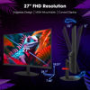 Picture of Sceptre Curved 27-inch Gaming Monitor 1500R 100Hz HDMI X2 DisplayPort 1ms 100% sRGB, Build-in Speakers Machine Black 2024 (C275W-FW100T)