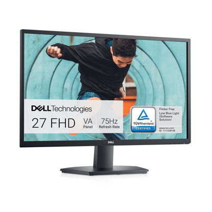 Picture of Dell SE2722HX Monitor - 27 inch FHD (1920 x 1080) 16:9 Ratio with Comfortview (TUV-Certified), 75Hz Refresh Rate, 16.7 Million Colors, Anti-Glare Screen with 3H Hardness - Black