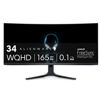 Picture of Alienware AW3423DWF Curved QD-OLED Gaming Monitor - 34-inch Quantum Dot OLED 0.1Ms 165Hz 21:9 Curved Display, 99.3% DCI-P3 Color Gamut, VESA DisplayHDR True Black 400, AMD FreeSync Premium Pro - Black