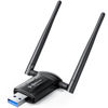 Picture of USB WiFi Adapter for Desktop PC - 1300Mbps Wi-Fi 5G 2.4G USB 3.0 Wireless Adapter with PC WiFi Antenna for Win11/10/7 WiFi Dongle for Desktop PC Laptop Internet Network Card USB WiFi