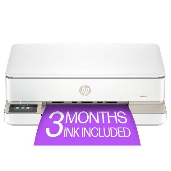 Picture of HP Envy 6155e Wireless All-in-One Color Inkjet Printer, Print, scan, Copy, Duplex Printing Best-for-Home, 3 Months of Instant Ink Included (714L5A)