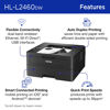 Picture of Brother HL-L2460DW Wireless Compact Monochrome Laser Printer with Duplex, Mobile Printing, Black & White Output | Includes Refresh Subscription Trial(1), Amazon Dash Replenishment Ready