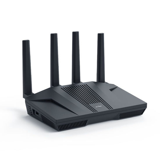 Picture of GL.iNet GL-MT6000(Flint 2) WiFi 6 Router with Wide Coverage, High-Speed Gaming Router, 2 x 2.5G Multi-Gig Ports+4 x 1G Ethernet Ports, Mass Device Connectivity, Rapid OpenVpn & WireGuard, 802.11ax