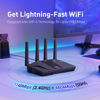 Picture of GL.iNet GL-MT6000(Flint 2) WiFi 6 Router with Wide Coverage, High-Speed Gaming Router, 2 x 2.5G Multi-Gig Ports+4 x 1G Ethernet Ports, Mass Device Connectivity, Rapid OpenVpn & WireGuard, 802.11ax