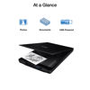 Picture of Epson Perfection V19 II Color Photo and Document Flatbed Scanner with 4800 dpi Optical Resolution, USB Power and High-Rise, Removable Lid