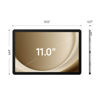 Picture of Samsung Galaxy Tab A9+ Plus 11” 64GB Android Tablet, Big Screen, Quad Speakers, Upgraded Chipset, Multi Window Display, Slim, Light, Durable, Kids Friendly Design, US Version, 2024, Silver