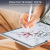 Picture of Pencil for Apple iPad 9th&10th Generation, 13 mins Fast Charge Stylus Pen, Palm Rejection, Tilt Sensitivity, Compatible w/iPad Pro 11/12.9/13in, iPad 6/7/8/9/10, iPad Air 3/4/5/6, iPad Mini 5/6