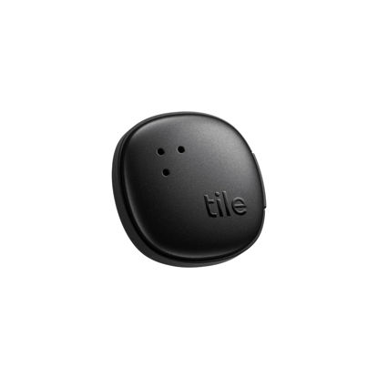 Picture of Tile by Life360 Sticker (2024) - Small Bluetooth Tracker, Remote Finder and Item Locator for Bikes, Glasses and More. Both iOS and Android Compatible. Phone Finder. 1-Pack (Black)