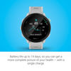 Picture of Garmin Forerunner 55, GPS Running Watch with Daily Suggested Workouts, Up to 2 weeks of Battery Life, White