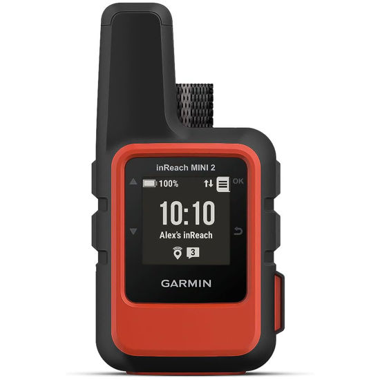 Picture of Garmin inReach Mini 2, Lightweight and Compact Satellite Communicator, Hiking Handheld, Orange - 010-02602-00