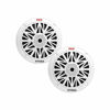 Picture of Pyle 6.5 Inch Dual Marine Speakers - 2 Way Waterproof and Weather Resistant Outdoor Audio Stereo Sound System with 200 Watt Power, Poly Carbon Cone and Butyl Rubber Surround - 1 Pair - PLMR62 (White)