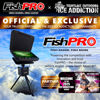 Picture of FishPRO (2024 Upgrade) Underwater Fishing Camera 7'' HD 1080P (No Need Learn) Ice Fishing Camera w/10,000mAh Li-Battery, IR & LED for Dark, USB-C, Portable Ice Fishing Fish Finder Camera, 25m/82ft